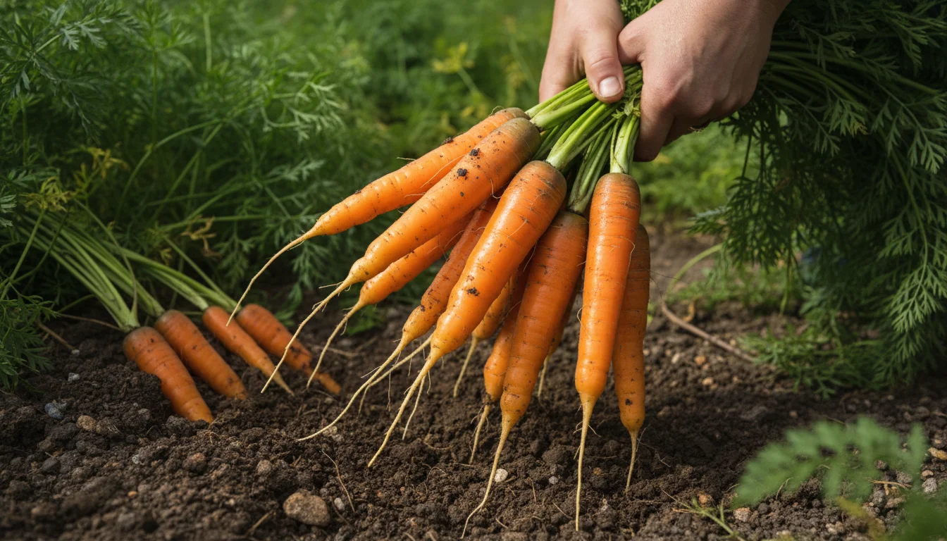 cenoura orgânica como plantar