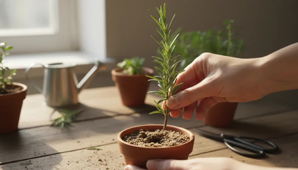como plantar alecrim por galho - Imagem de destaque: Como plantar alecrim por galho: o guia definitivo de propagação