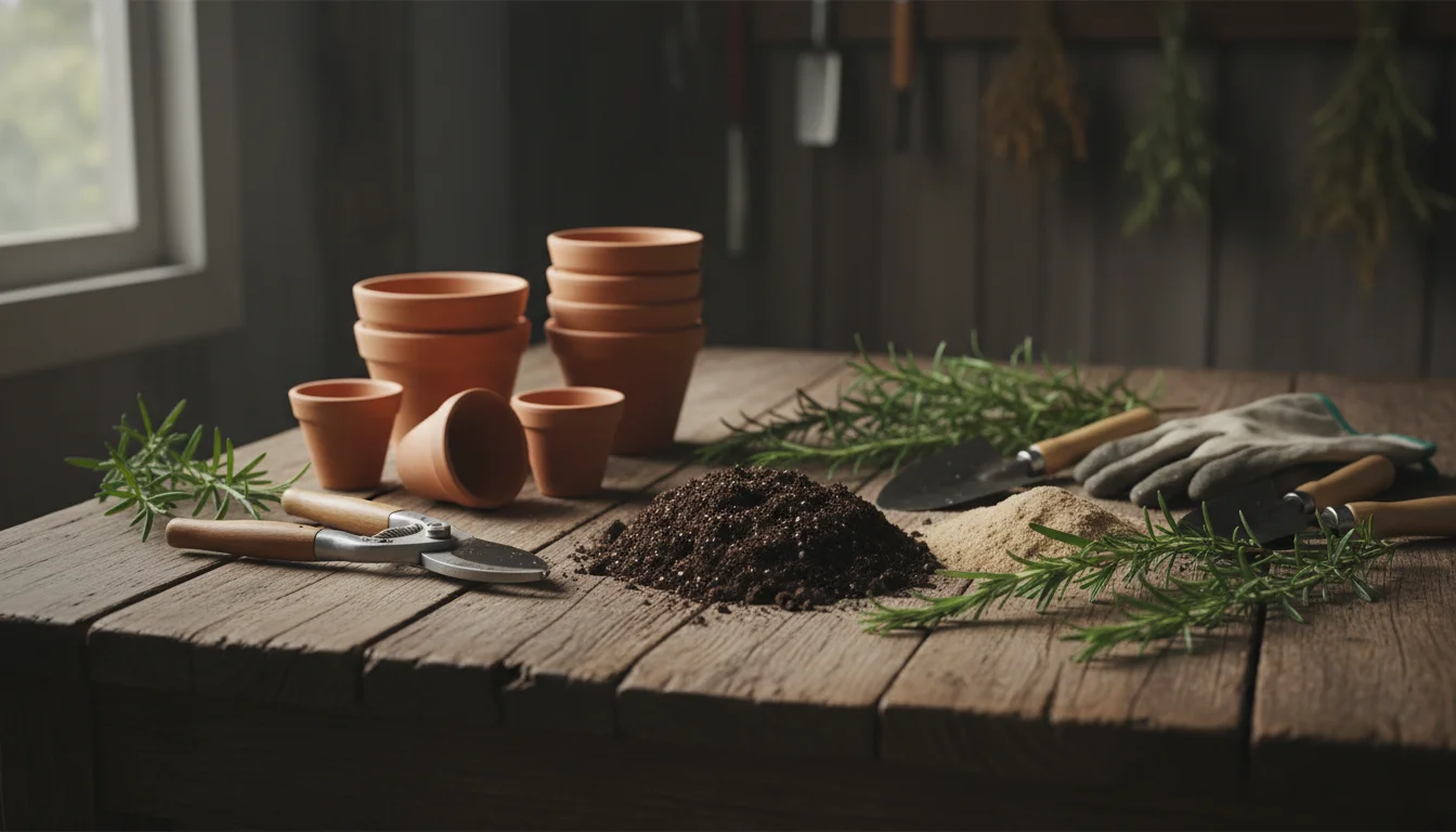 como plantar alecrim por galho