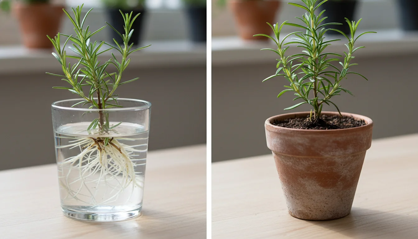 como plantar alecrim por galho