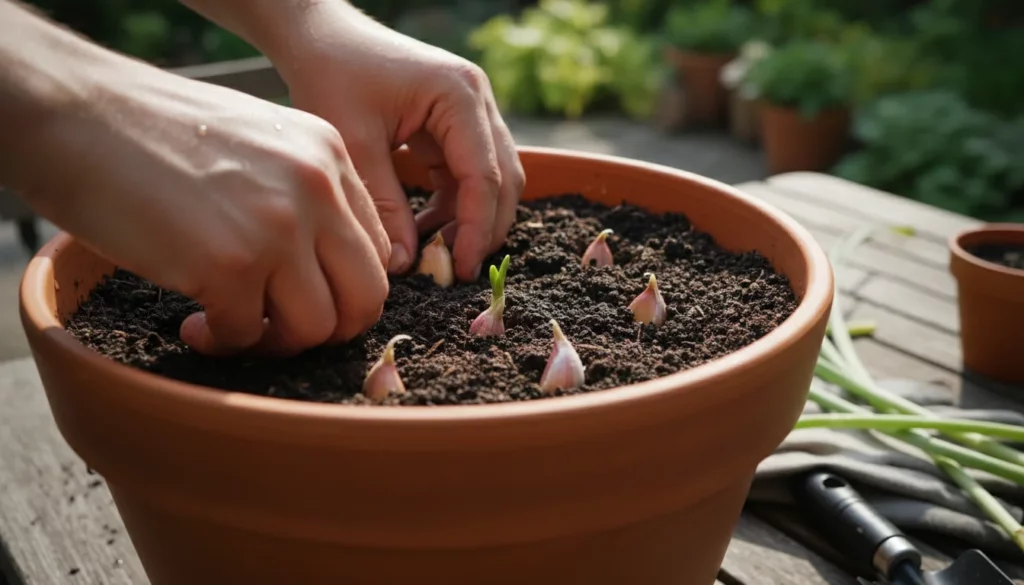 como plantar alho em vaso - Imagem de destaque: Como plantar alho em vaso: o guia definitivo para uma colheita farta