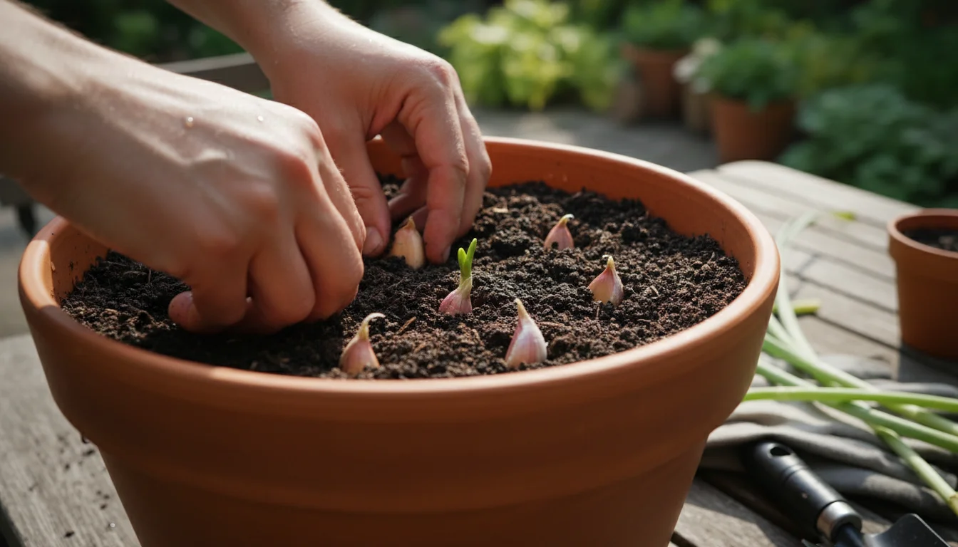 como plantar alho em vaso - Imagem de destaque: Como plantar alho em vaso: o guia definitivo para uma colheita farta