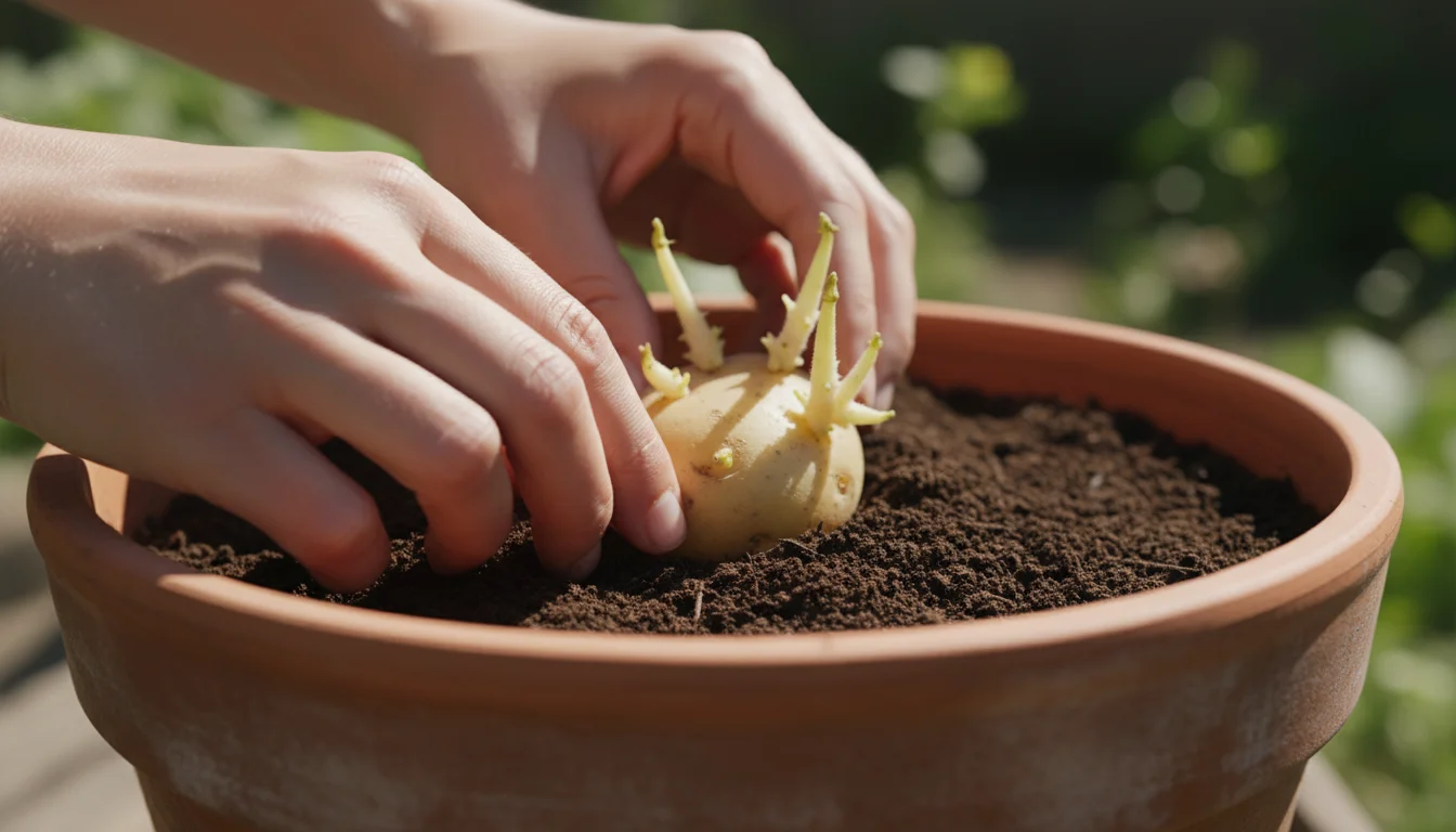 como plantar batata inglesa em vaso