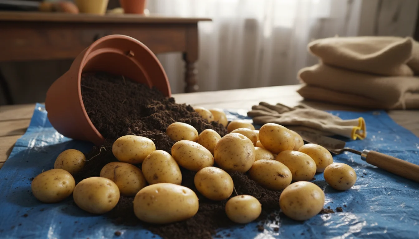 como plantar batata inglesa em vaso