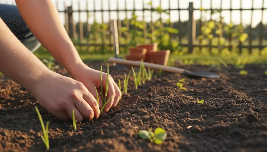 Como plantar cebolinha - Imagem de destaque: Como plantar cebolinha em casa: o guia definitivo para ter tempero fresco