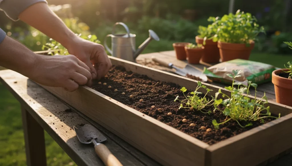 como plantar coentro - Imagem de destaque: Como plantar coentro: guia definitivo do plantio à colheita