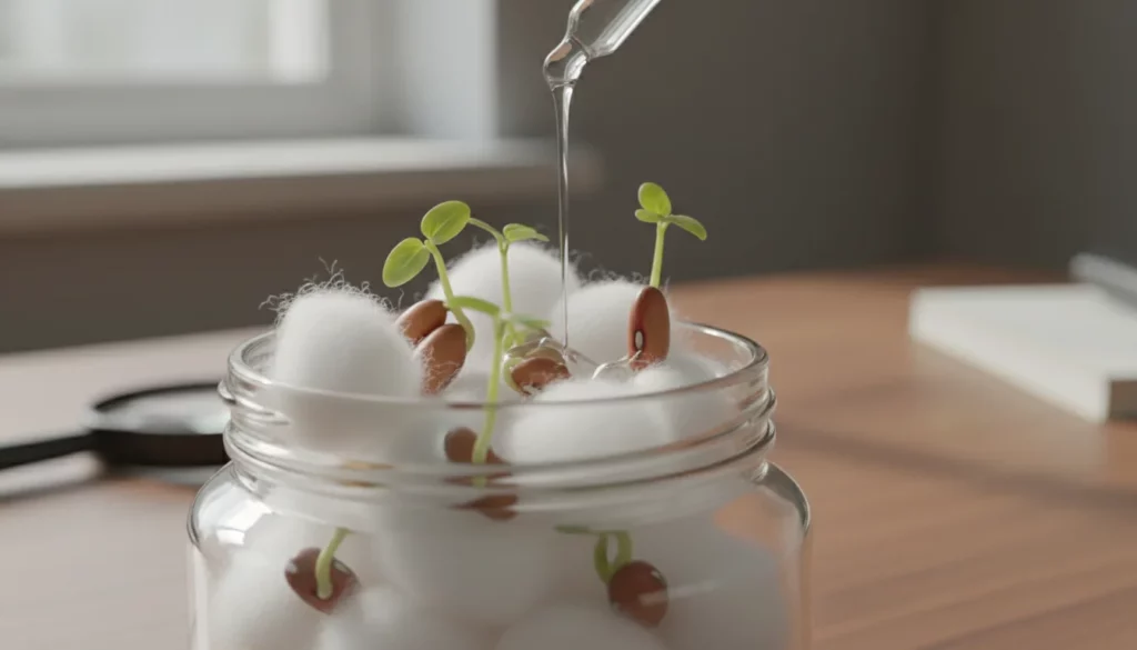 como plantar feijão no algodão - Imagem de destaque: Como plantar feijão no algodão: guia completo passo a passo