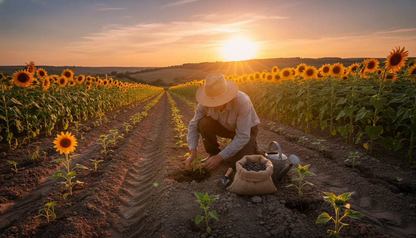 como plantar girassol - Imagem de destaque: Como plantar girassol: guia definitivo do plantio à colheita