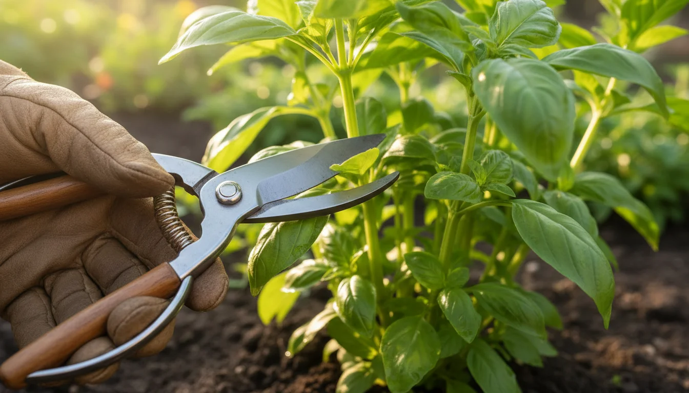 como plantar manjericão de galho