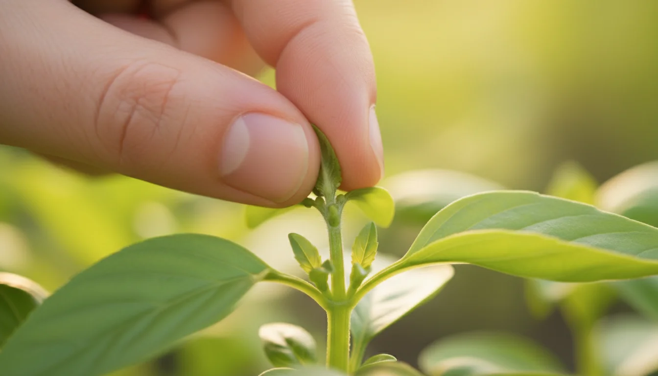 como plantar manjericão de galho