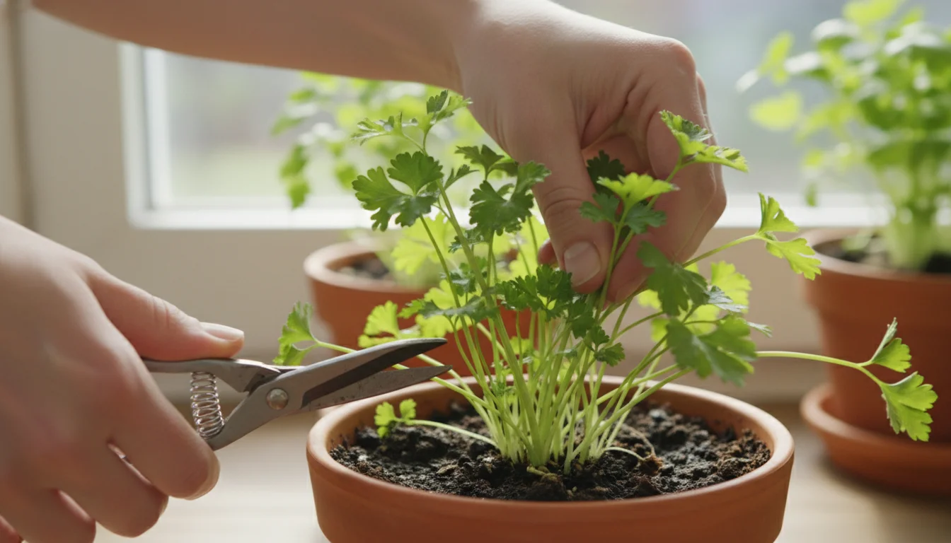 Como plantar salsinha