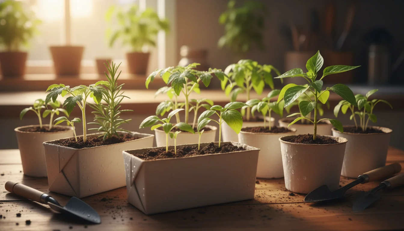 o que plantar em caixa de leite - Imagem de destaque: O que plantar em caixa de leite: o guia definitivo da horta sustentável