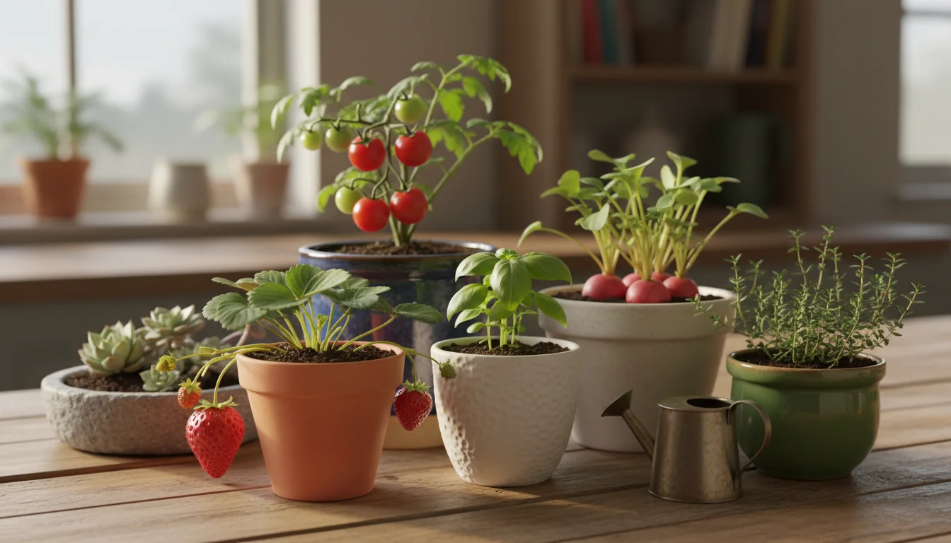 o que plantar em vasos pequenos - Imagem de destaque: O que plantar em vasos pequenos: guia definitivo para cultivar em espaços compactos