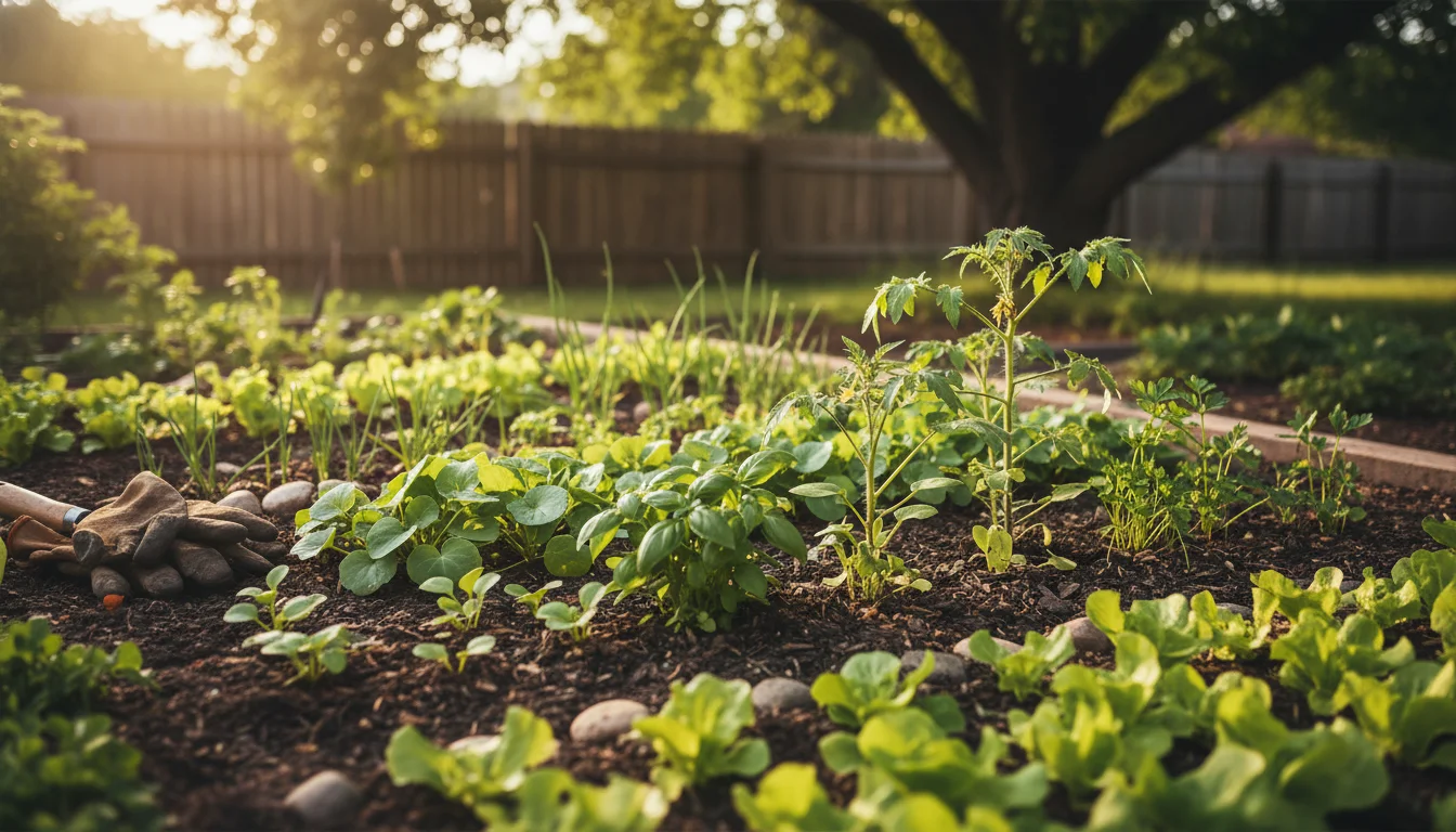 o que plantar na horta para iniciantes - Imagem de destaque: O que plantar na horta para iniciantes: guia completo de espécies fáceis e produtivas