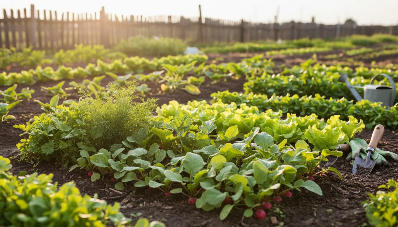 o que plantar para colher em 30 dias - Imagem de destaque: O que plantar para colher em 30 dias: 15 culturas de crescimento rápido