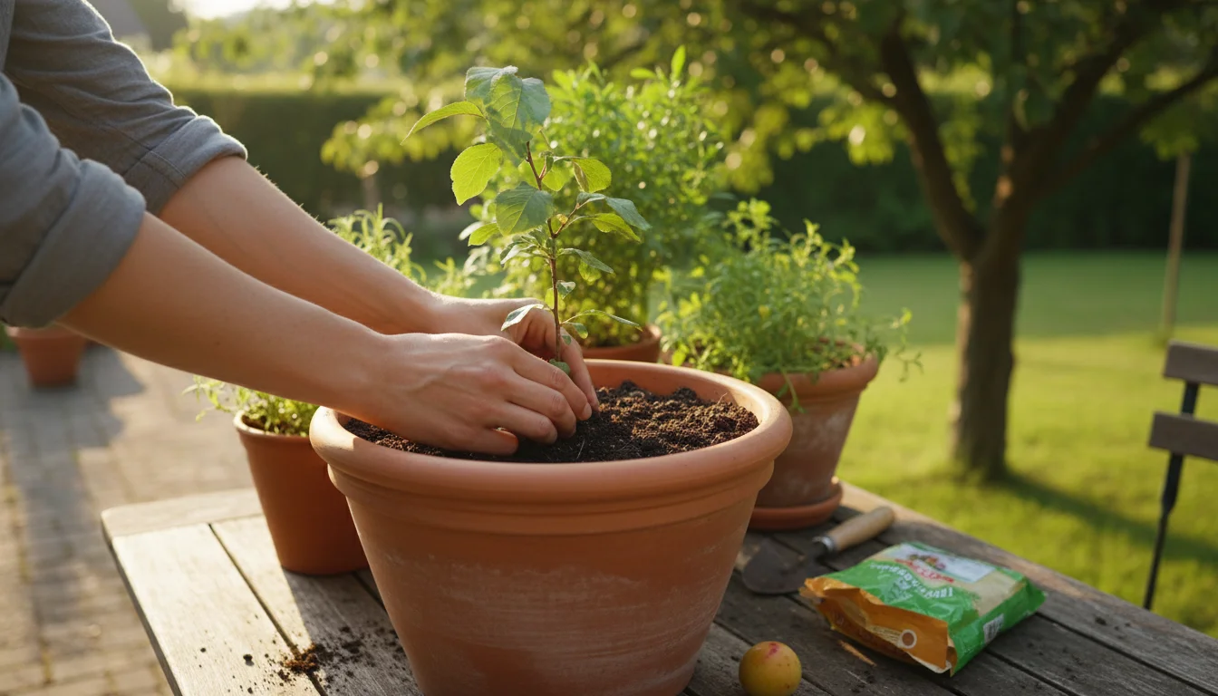 como plantar ameixa no vaso - Imagem de destaque: Como plantar ameixa no vaso: o guia definitivo passo a passo