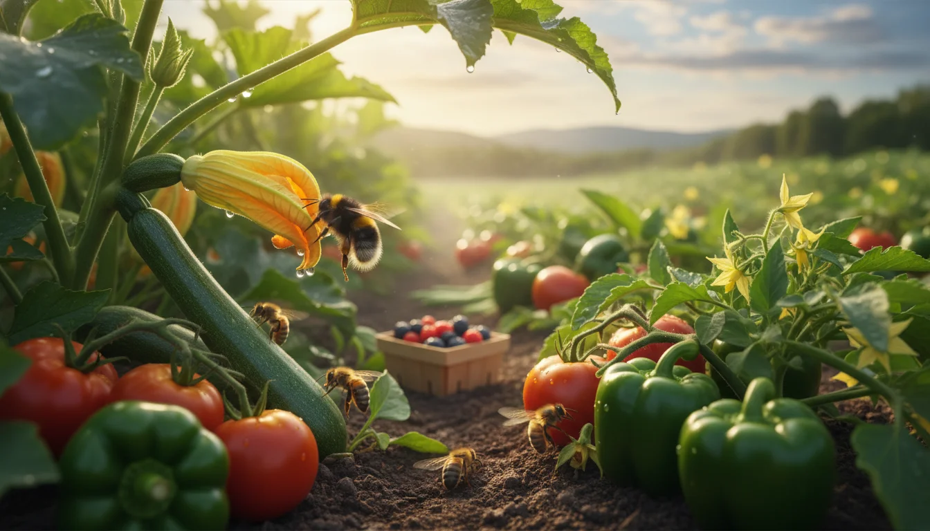 beneficios das abelhas na horta - Imagem de destaque: Benefícios das abelhas na horta: guia completo para produtividade e ecossistema