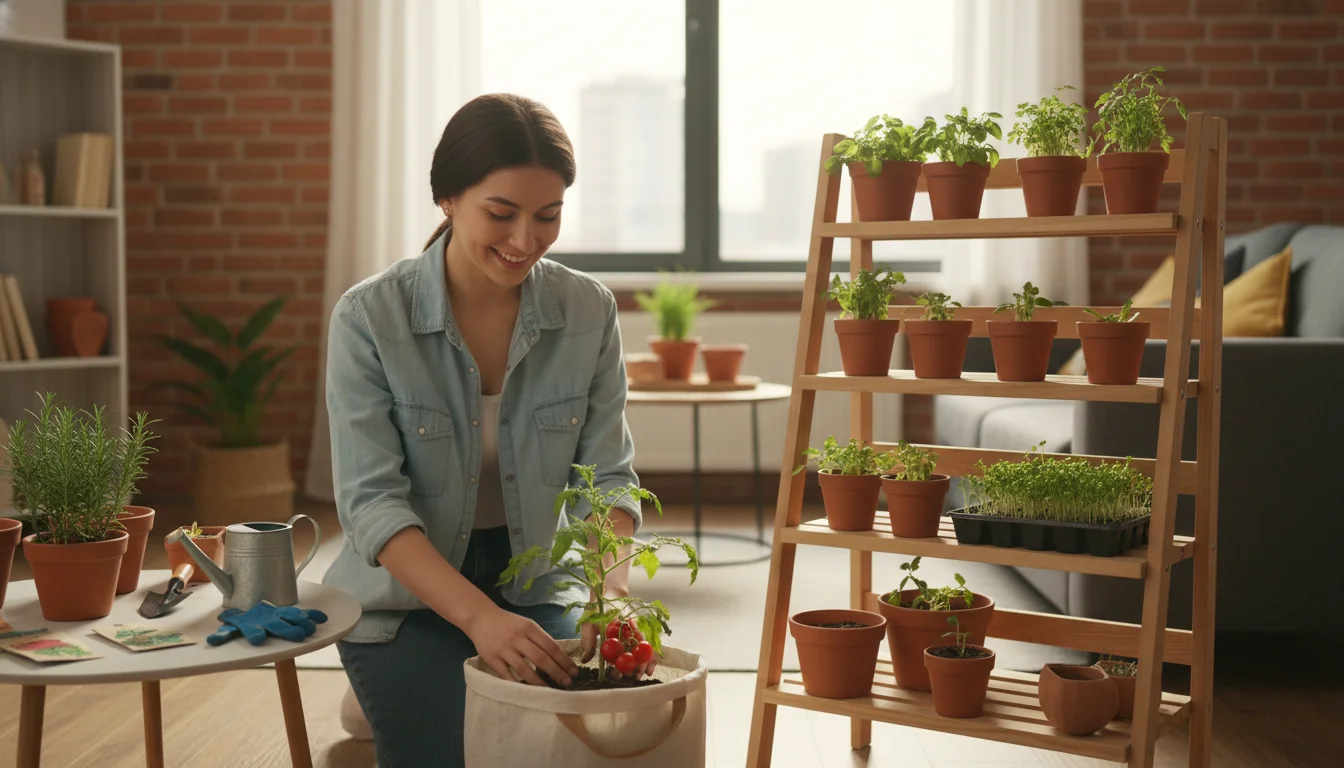 como fazer uma horta em apartamento - Imagem de destaque: Como fazer uma horta em apartamento: o guia passo a passo completo