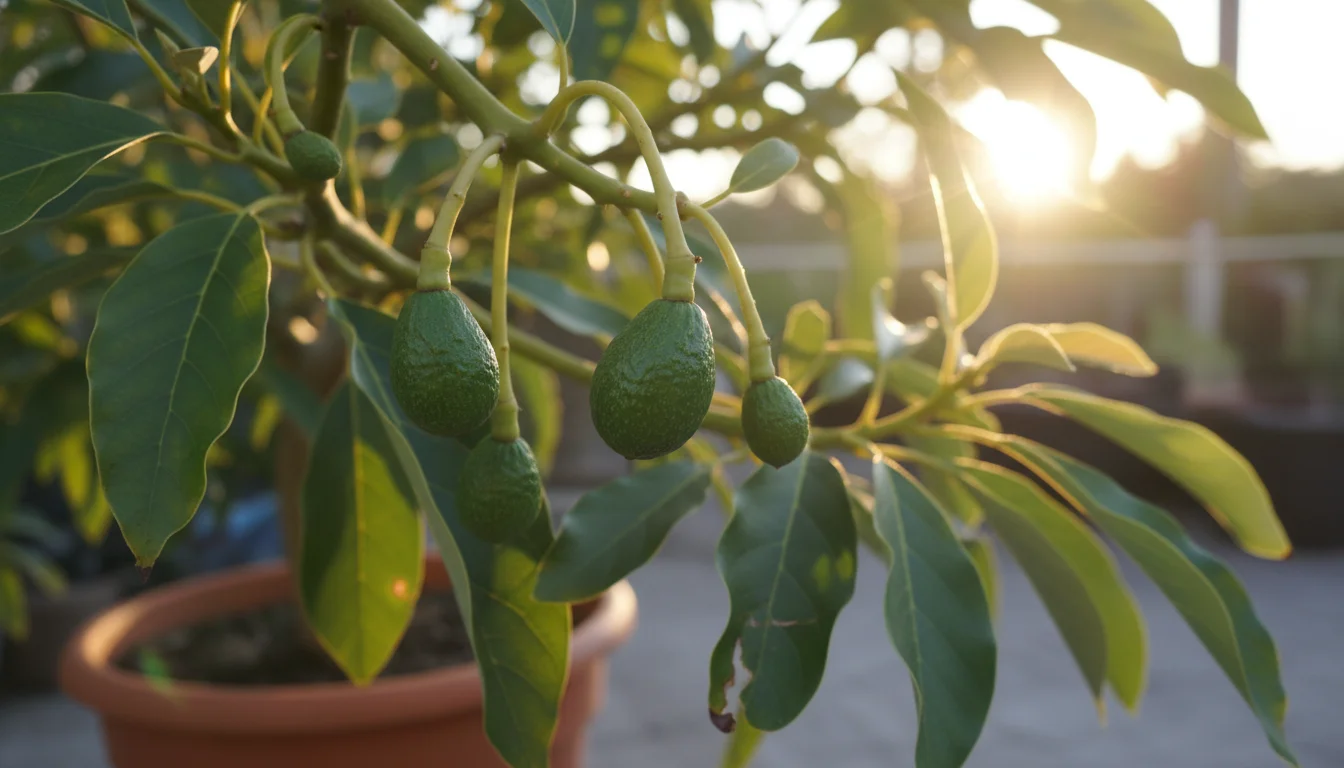 como plantar abacate em vaso
