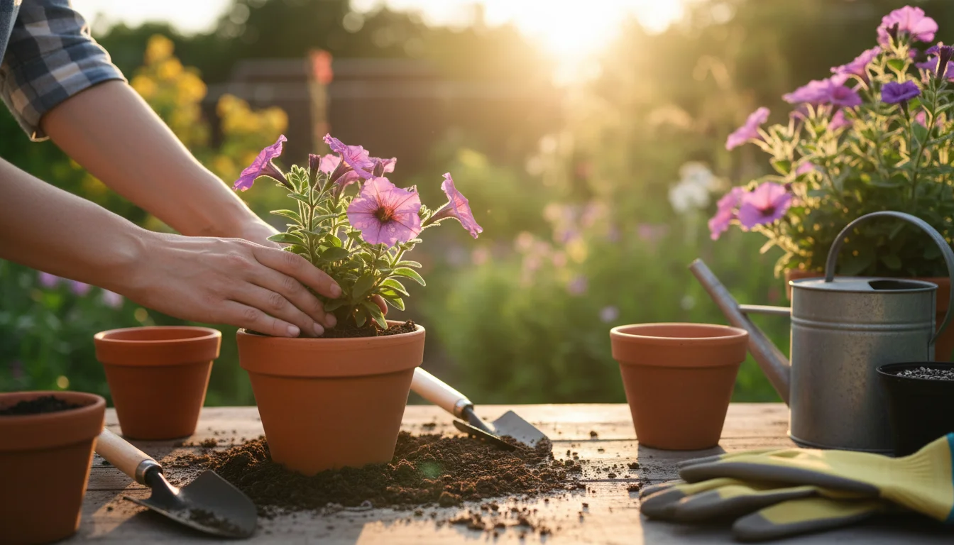 como plantar petunia - Imagem de destaque: Como plantar petúnia: guia definitivo para o cultivo perfeito