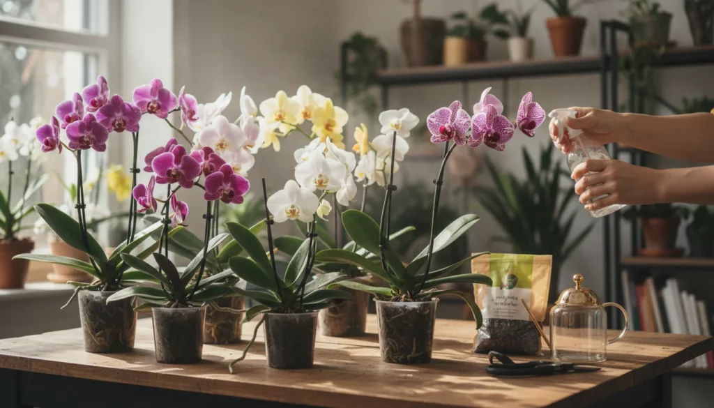 como cuidar de orquídeas - Imagem de destaque: Como cuidar de orquídeas: o guia botânico definitivo para floração contínua