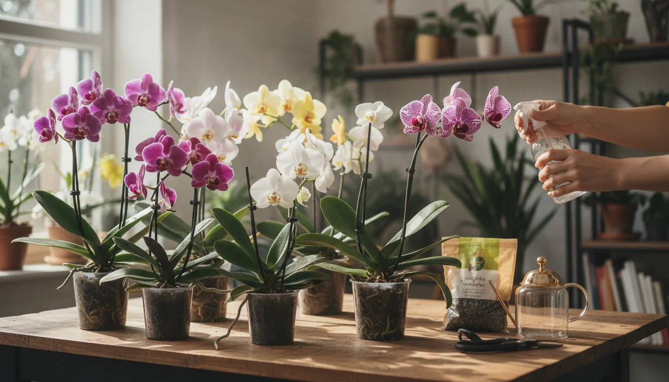 como cuidar de orquídeas - Imagem de destaque: Como cuidar de orquídeas: o guia botânico definitivo para floração contínua